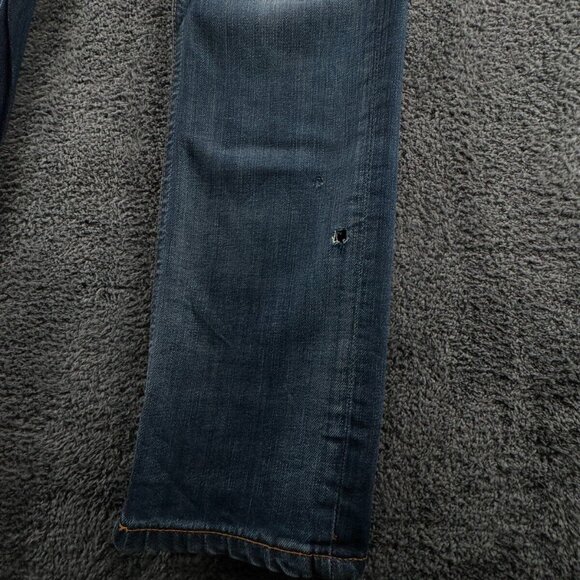 Nudie Jeans Co Mens Jeans Denim Pants Trouser Size 28x32 GRIM TIM WHITE KNEE - Picture 7 of 16